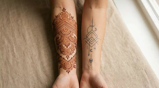 Jagua oder Henna – Welches temporäre Tattoo passt zu dir? Der ultimative Vergleich 2026