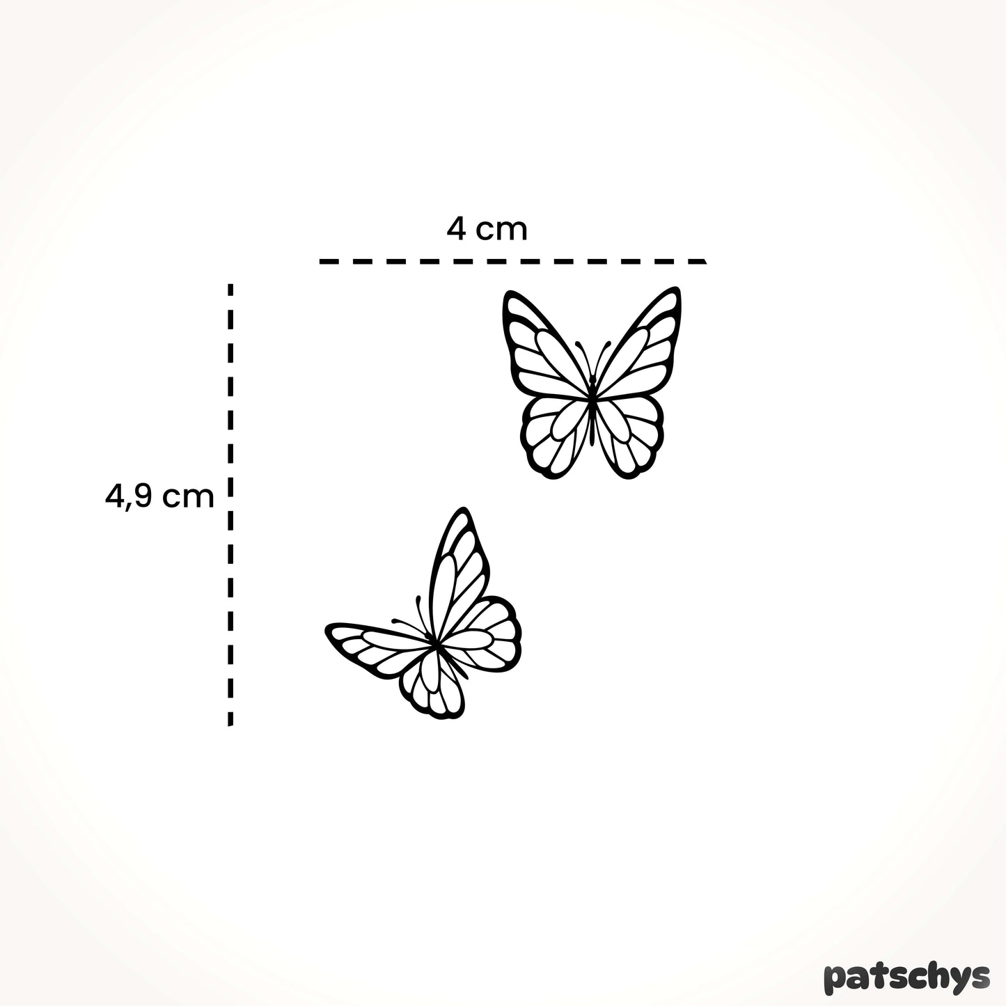 Schmetterling Doppelt