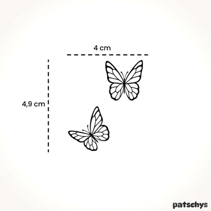 Schmetterling Doppelt