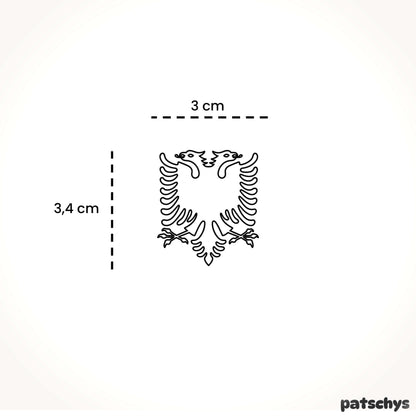 Albanischer Doppeladler (Outline)
