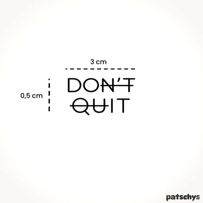 Don't Quit