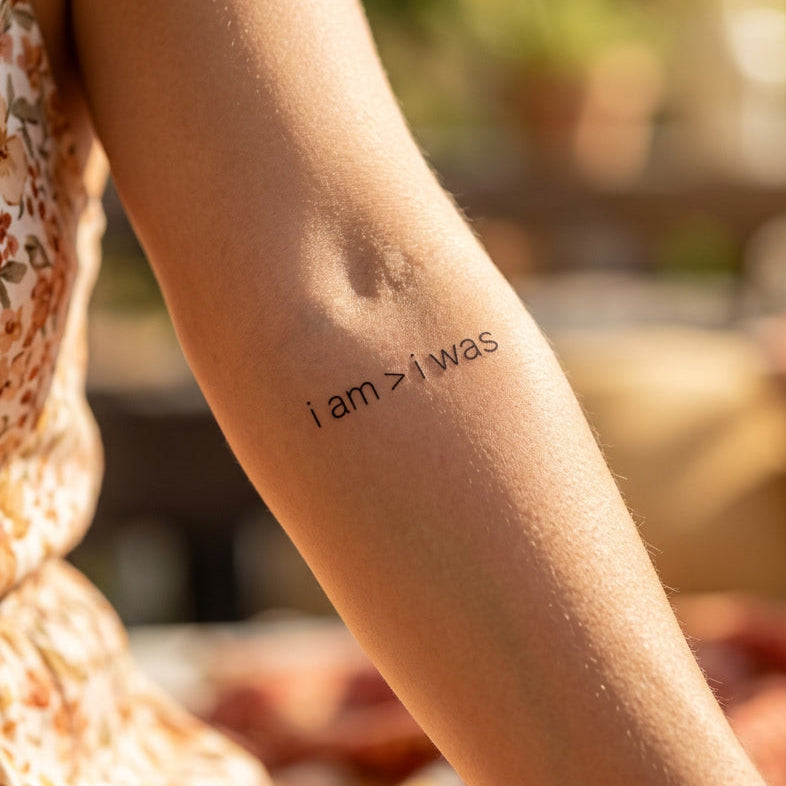 i am > i was