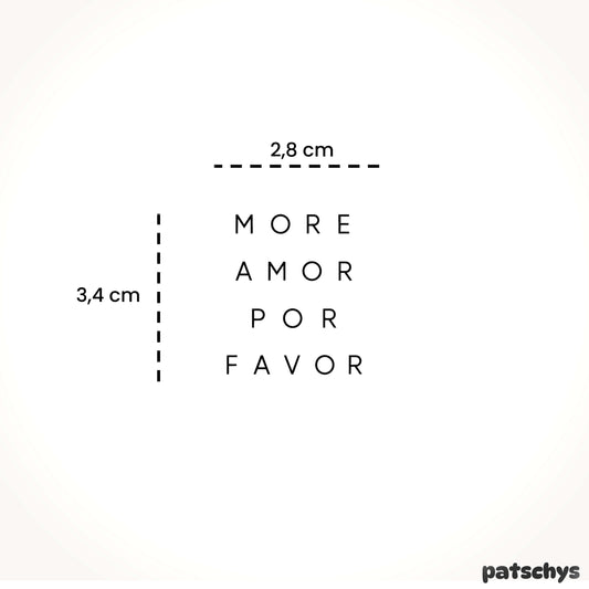 more amor por favor