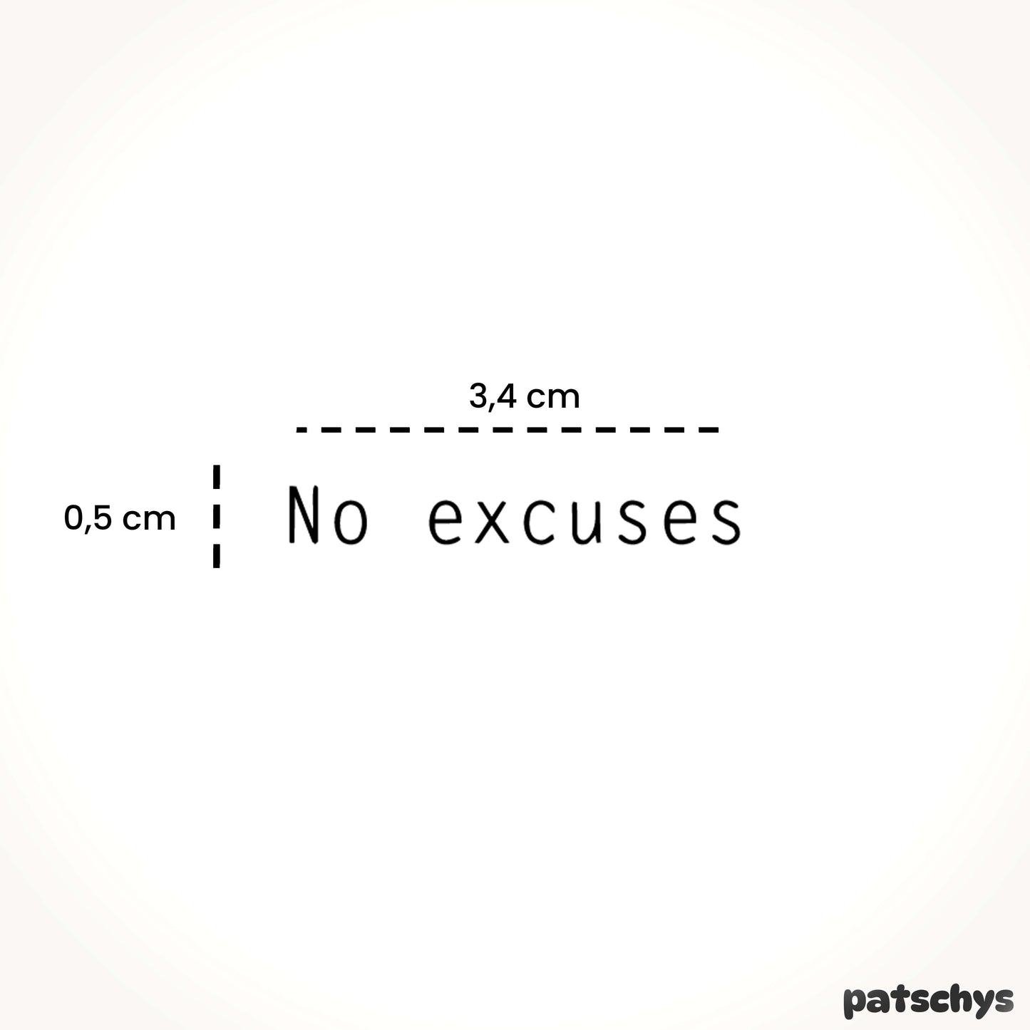 No excuses