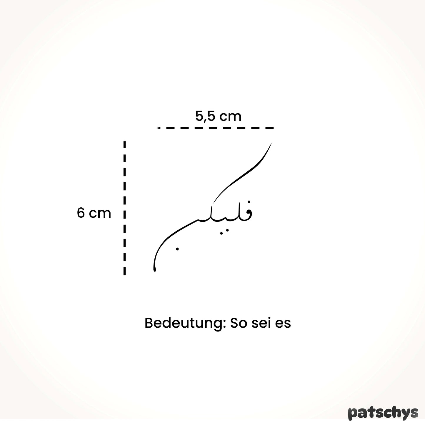 So sei es