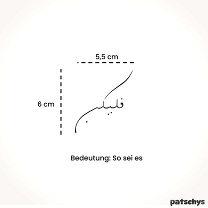 So sei es