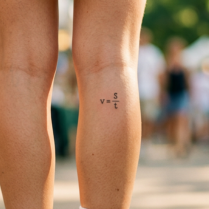 v = s/t